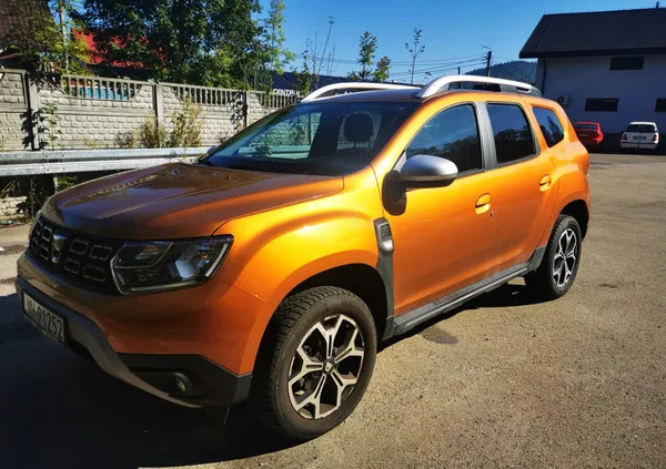 śląskie Dacia Duster cena 59901 przebieg: 16500, rok produkcji 2019 z Żywiec